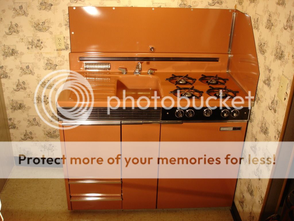 Dwyer Vintage Compact Kitchen Kitchenette Sink Stove Oven Refrigerator